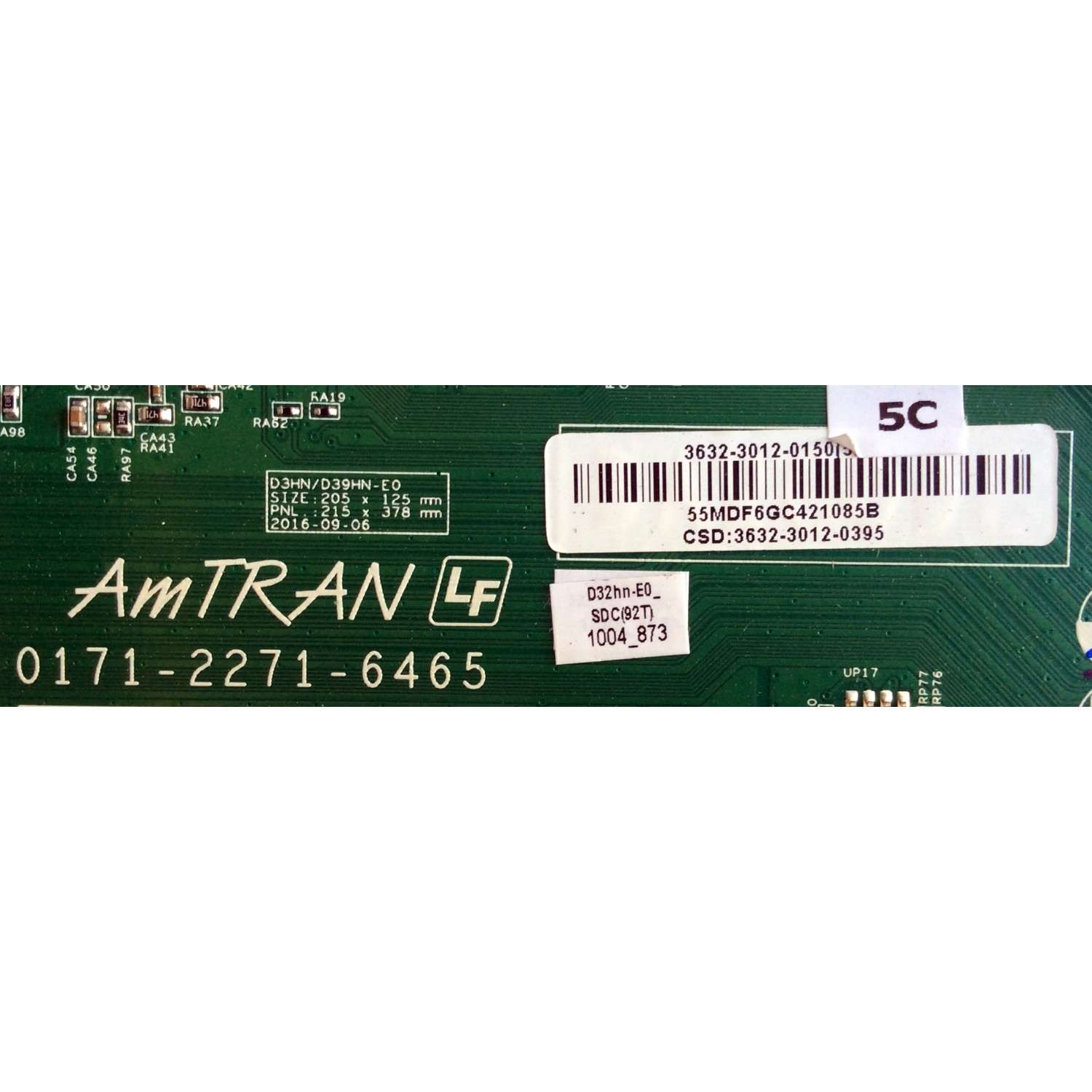 MAIN FUENTE (COMBO) PARA TV VIZIO / NUMERO DE PARTE 3632-3012-0150 / 0171-2271-6465 / 3632-3012-0395 / MODELO D32HN-E0 / D32HN-E0 LAUSVMCT - Imagen 3